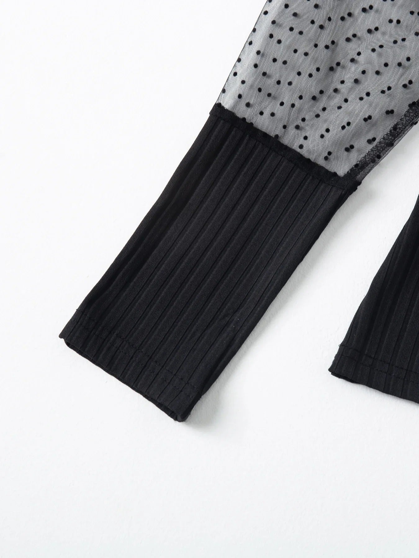 "ANNA" Top maniche in tulle